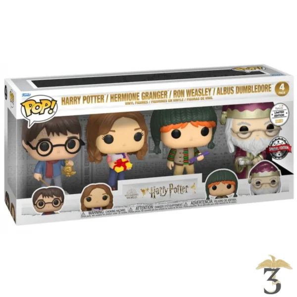 Lot de 4 funko pop vacances special edition - Les Trois Reliques, magasin Harry Potter - Photo N°1