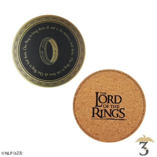 Lot de 4 sous-verres – le seigneur des anneaux - Les Trois Reliques, magasin Harry Potter - Photo N°2