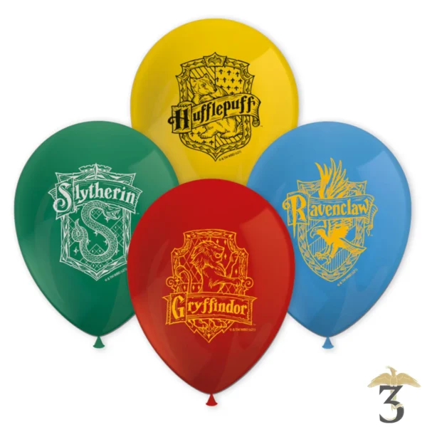 Lot de 8 ballons de baudruche 30 cm - Les Trois Reliques, magasin Harry Potter - Photo N°1