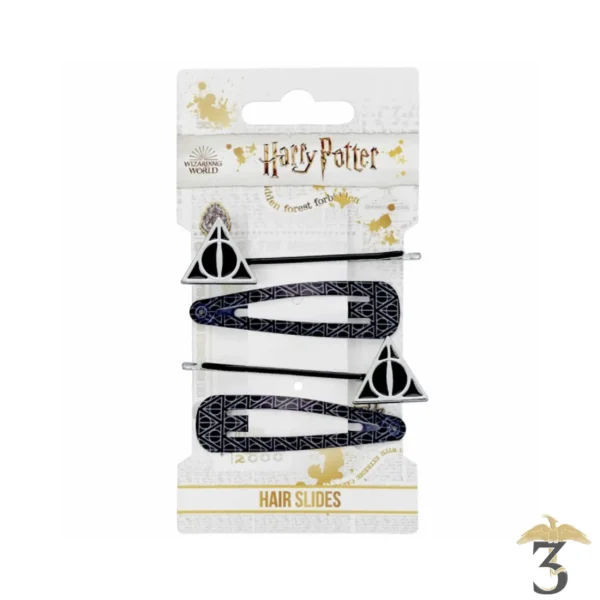 Lot de barrettes "Reliques de la Mort" - Les Trois Reliques, magasin Harry Potter - Photo N°1