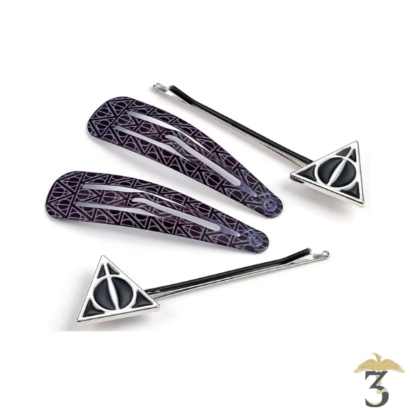 Lot de barrettes "Reliques de la Mort" - Les Trois Reliques, magasin Harry Potter - Photo N°2