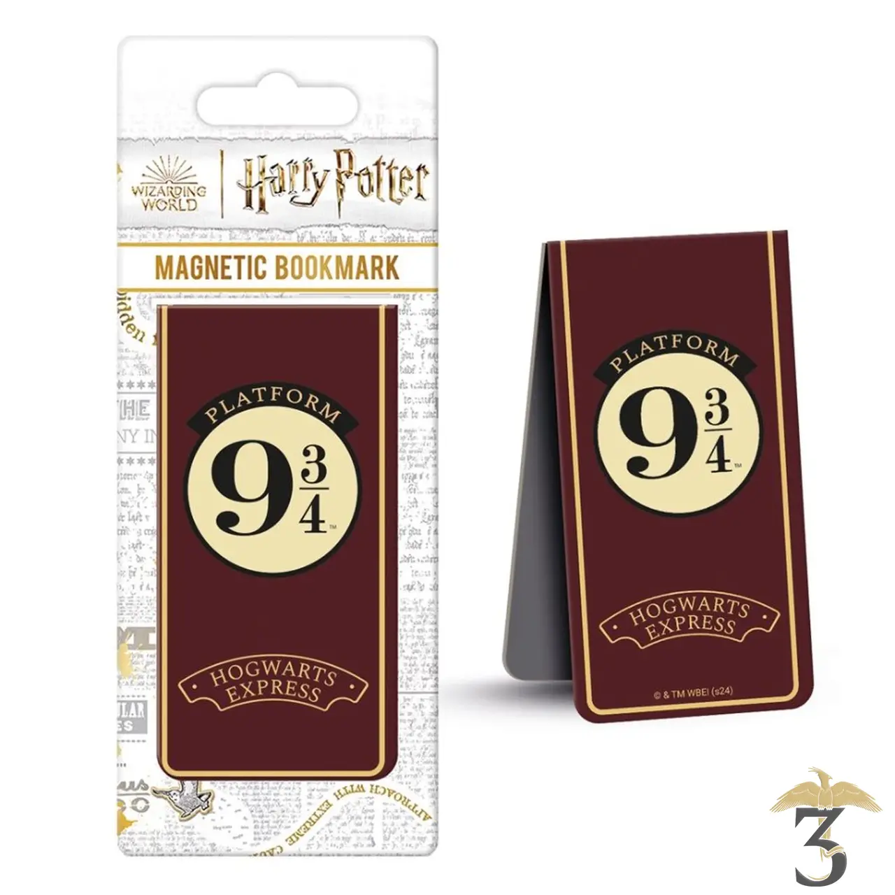 Marque-page magnétique plateforme 9 3/4 – harry potter - Les Trois Reliques, magasin Harry Potter - Photo N°2