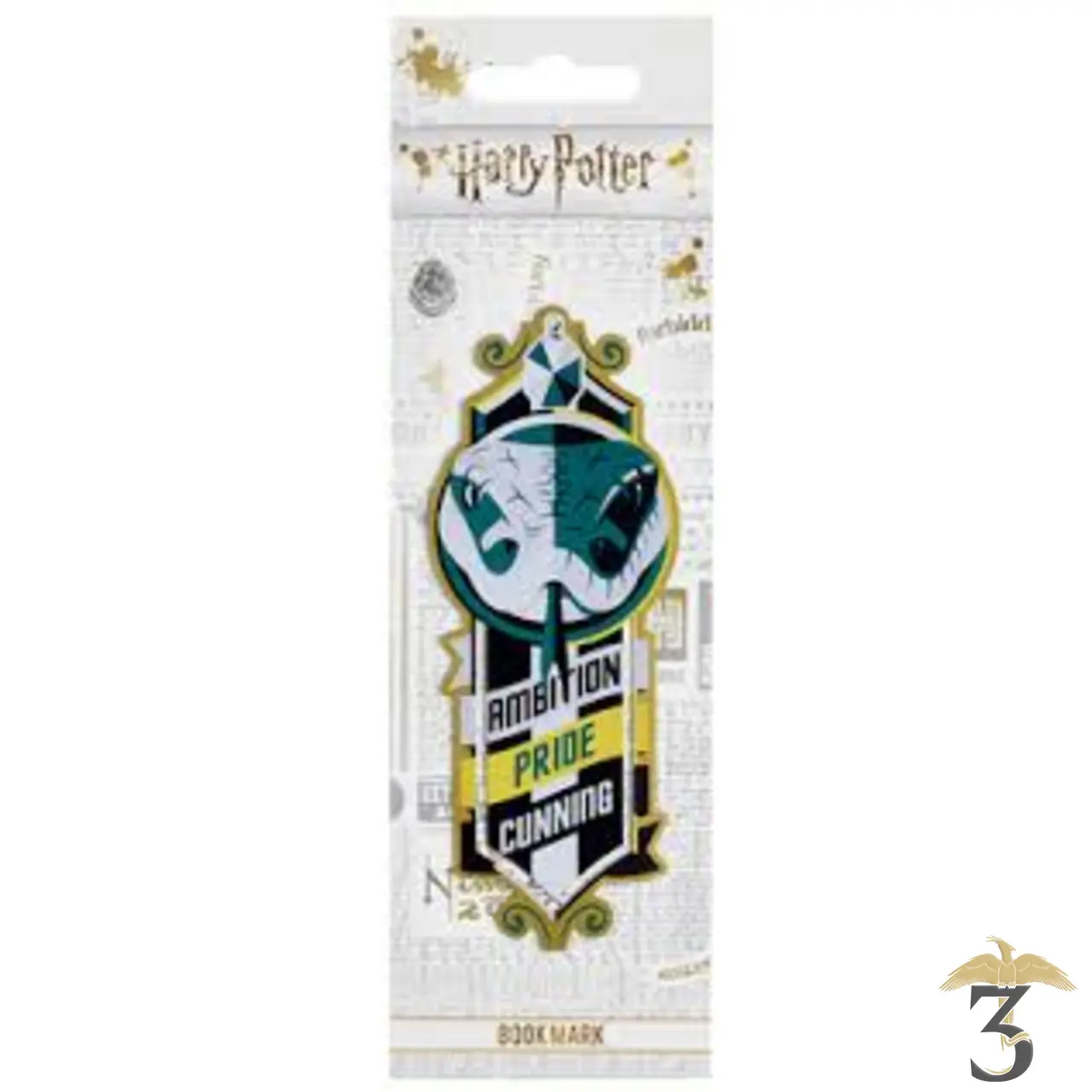 Marque-page métallique serpentard - Les Trois Reliques, magasin Harry Potter - Photo N°2