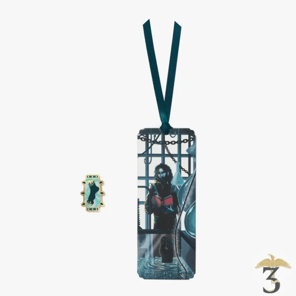 Marque-page + pin s minalima frankenstein - Les Trois Reliques, magasin Harry Potter - Photo N°1