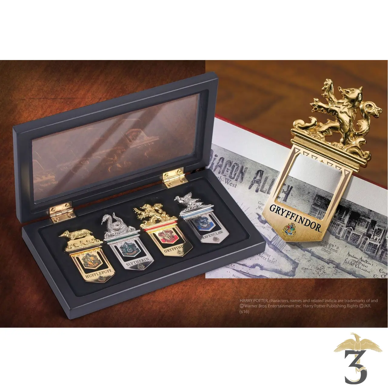 Marque-pages Poudlard - Noble Collection - Harry Potter - Les Trois Reliques, magasin Harry Potter - Photo N°2