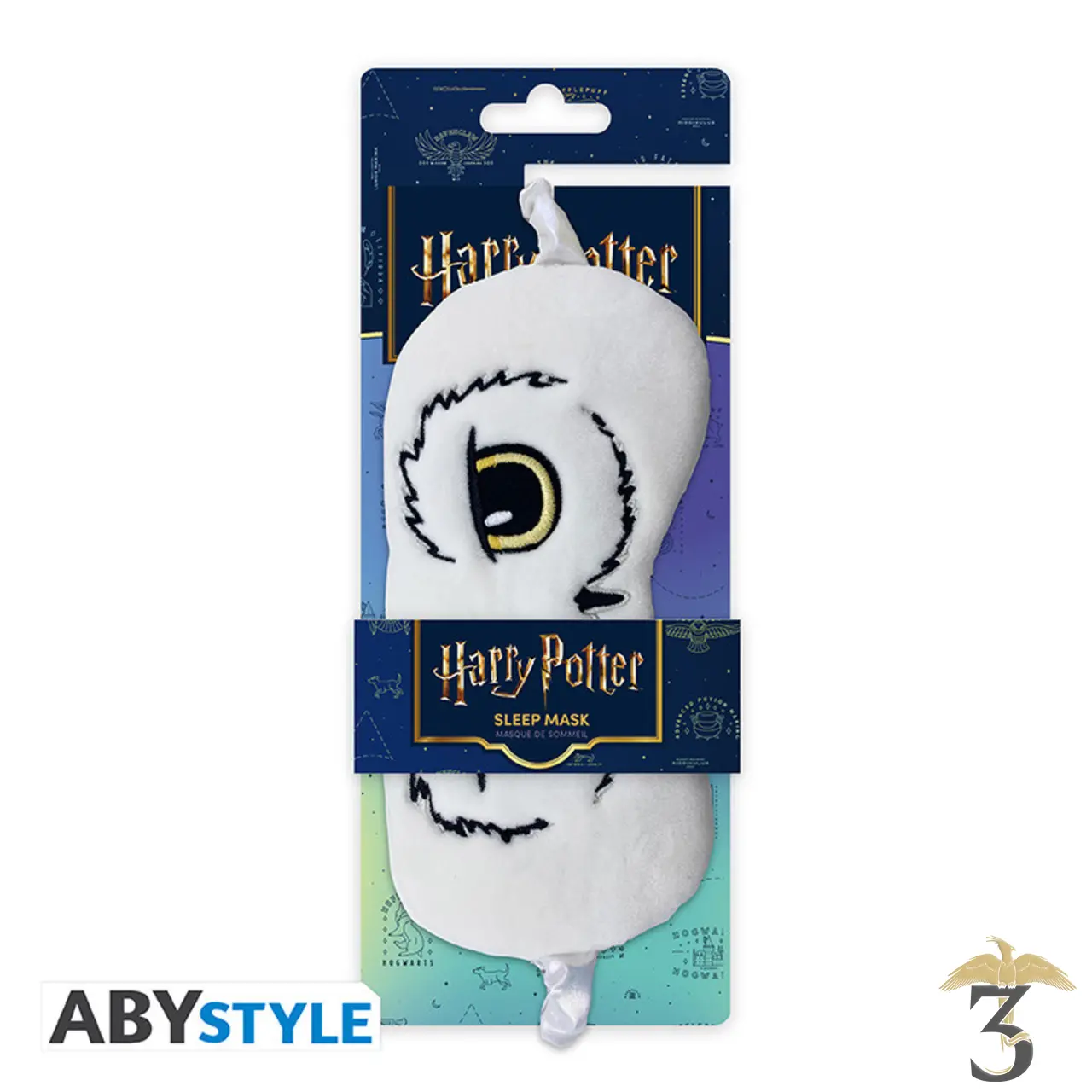 Masque de sommeil hedwige – harry potter - Les Trois Reliques, magasin Harry Potter - Photo N°3