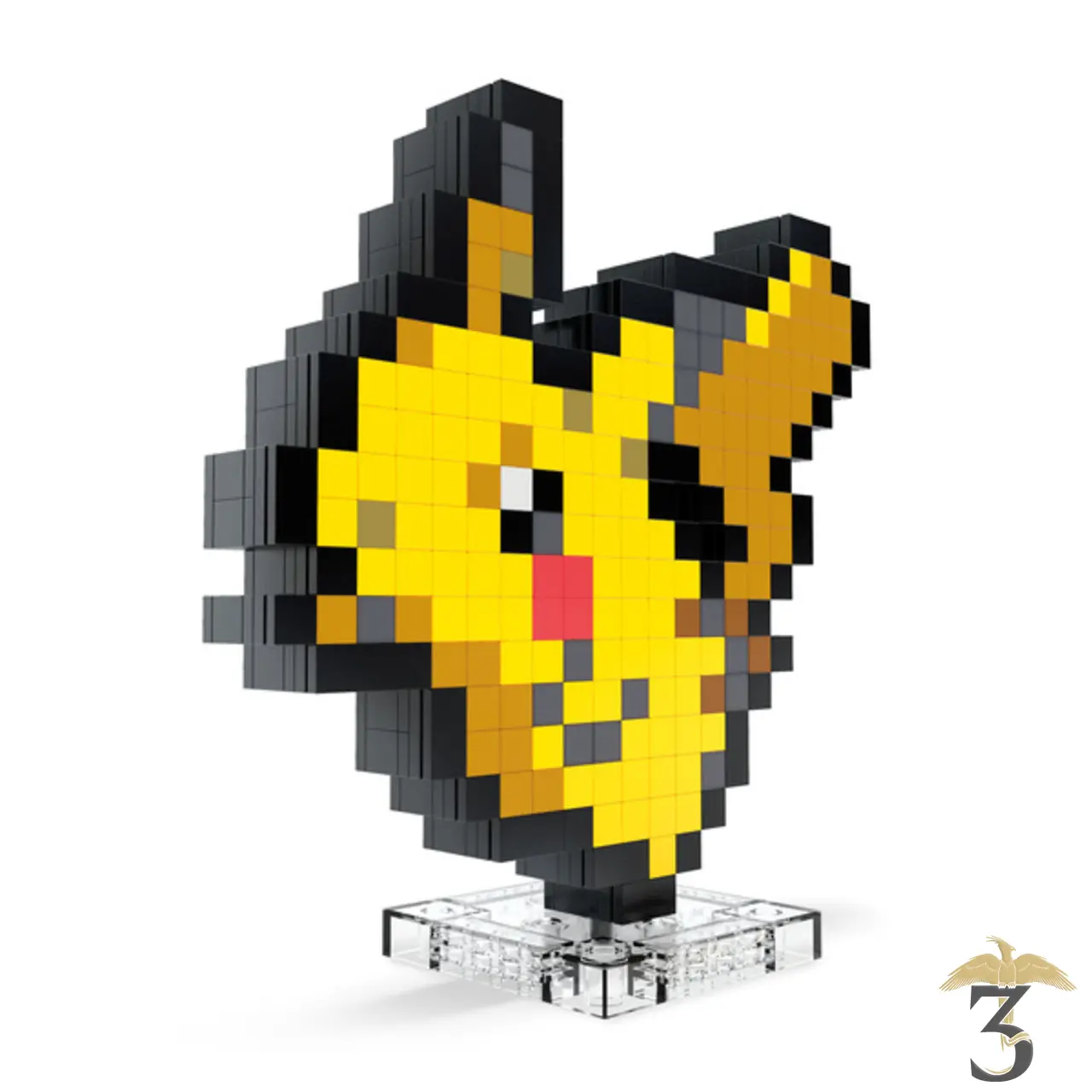Mega coffret construction pikachu pixelise – pokemon - Les Trois Reliques, magasin Harry Potter - Photo N°1