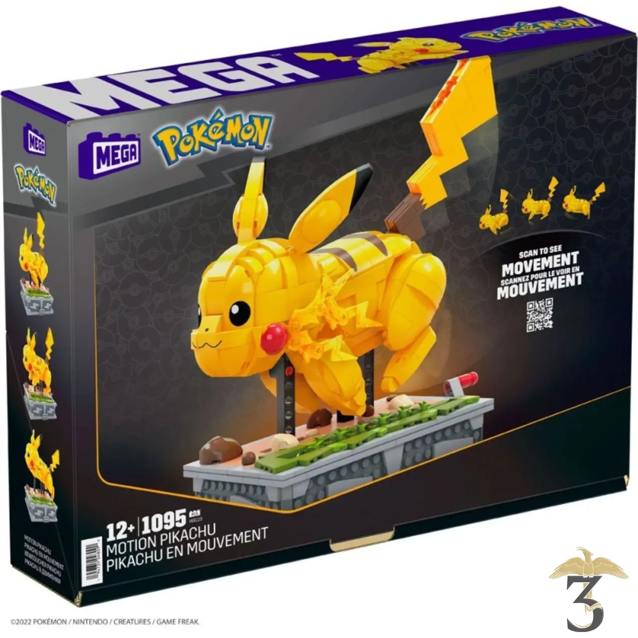 Mega coffret de construction pikachu 30 cm – pokemon - Les Trois Reliques, magasin Harry Potter - Photo N°1