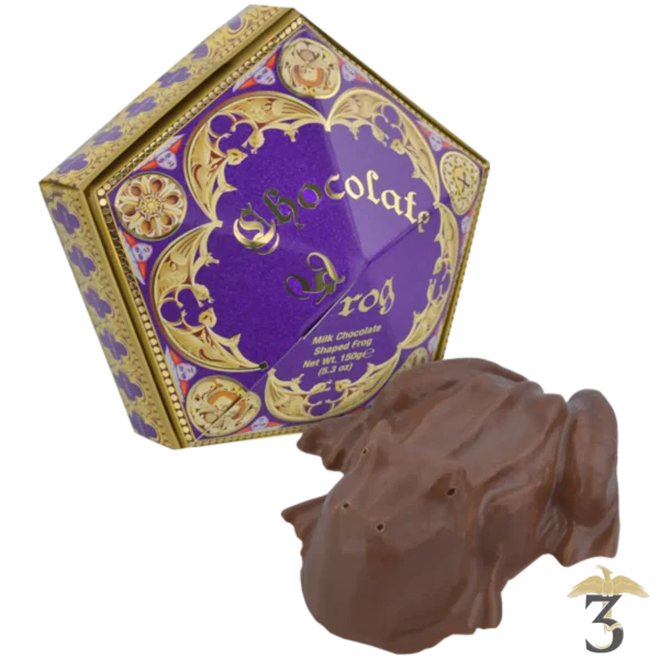 Milk chocolate frog + 1 wizard card - Les Trois Reliques, magasin Harry Potter - Photo N°1