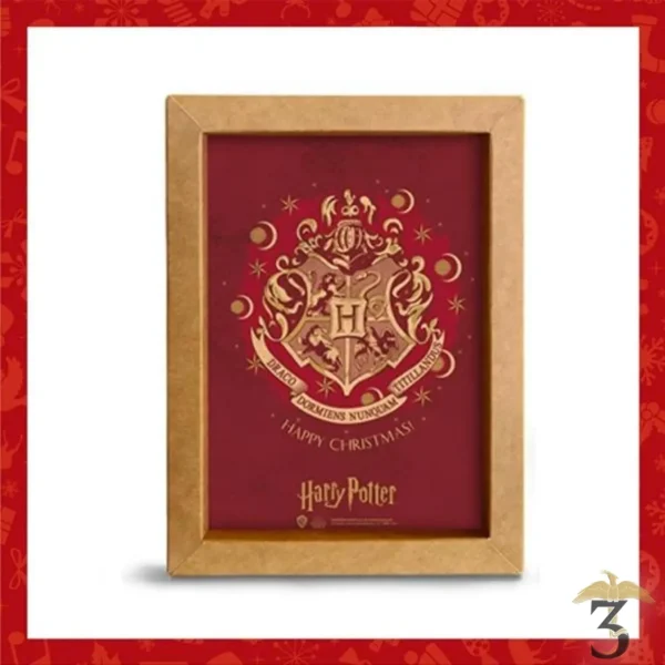 Mini cadre happy christmas - Les Trois Reliques, magasin Harry Potter - Photo N°2