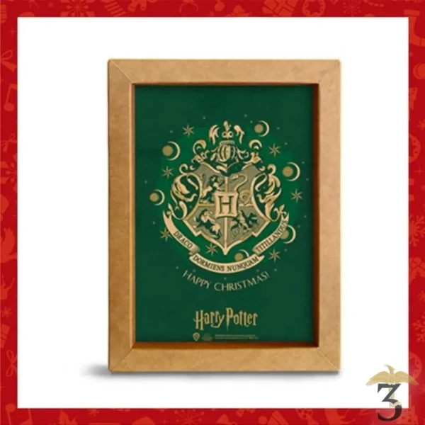 Mini cadre happy christmas - Les Trois Reliques, magasin Harry Potter - Photo N°3