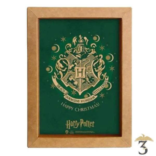 MINI CADRE HOGWART CHRISTMAS - Les Trois Reliques, magasin Harry Potter - Photo N°1