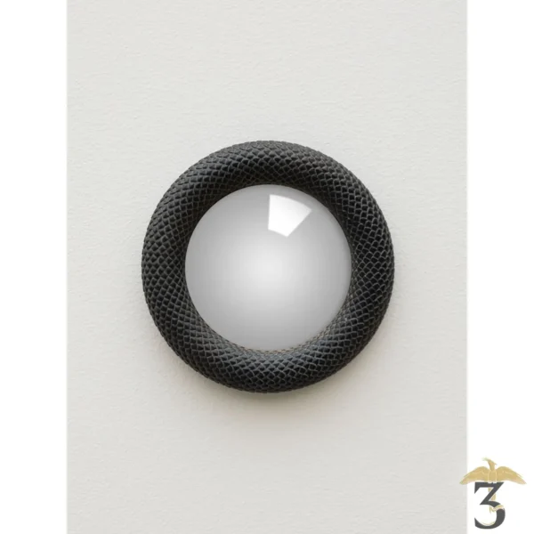 Mini miroir convexe serpent noir 16 cm - Les Trois Reliques, magasin Harry Potter - Photo N°2