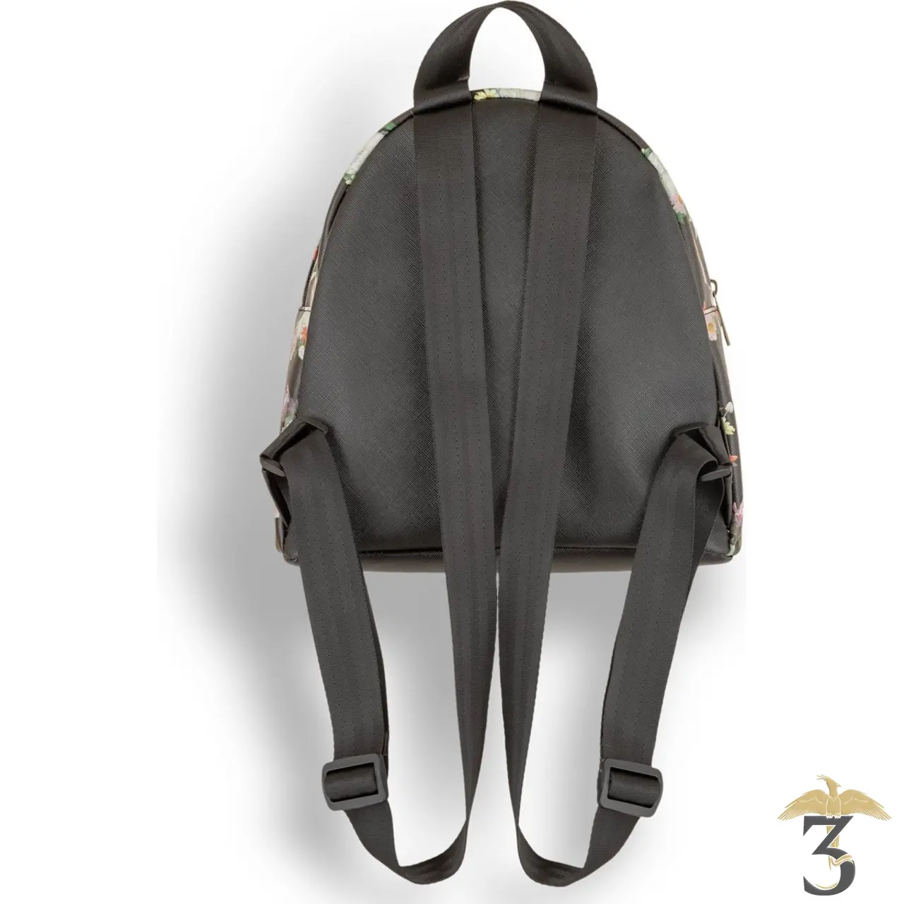 Mini sac à dos hedwige florale noir - Les Trois Reliques, magasin Harry Potter - Photo N°2