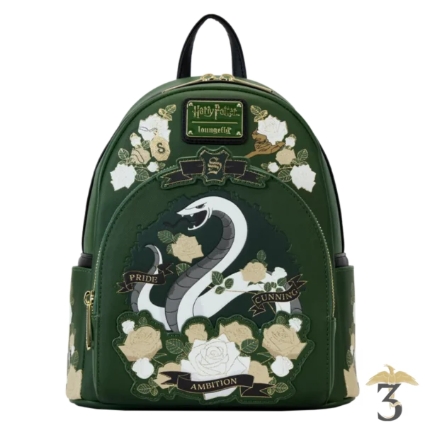Mini sac a dos serpentard loungefly - Les Trois Reliques, magasin Harry Potter - Photo N°1