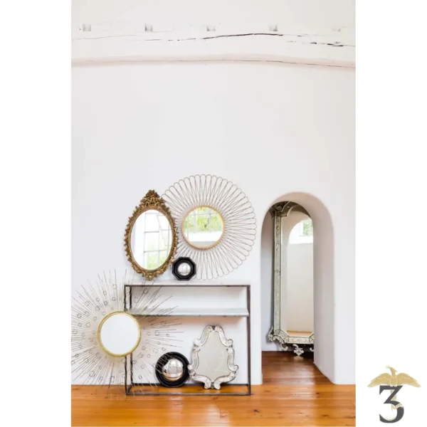 Miroir convexe octogonal patine noir - Les Trois Reliques, magasin Harry Potter - Photo N°3