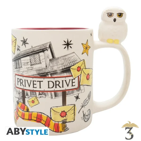 Mug 3D anse Hedwige & Privet Drive - Les Trois Reliques, magasin Harry Potter - Photo N°2