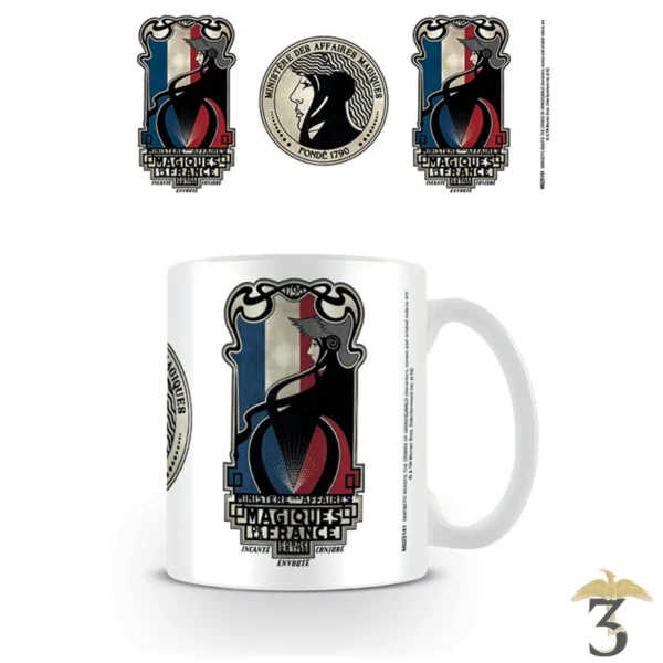 MUG ANIMAUX FANTASTIQUE – MINISTERE DE LA MAGIE FRANCAISE - Les Trois Reliques, magasin Harry Potter - Photo N°1