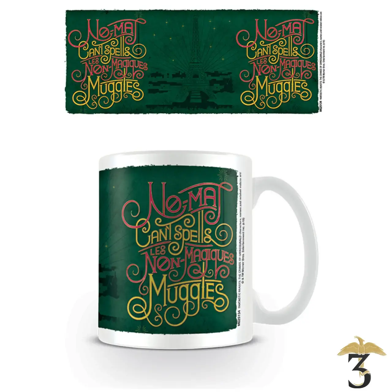 Mug animaux fantastiques the crimes of grindelwald 320ml - Les Trois Reliques, magasin Harry Potter - Photo N°1