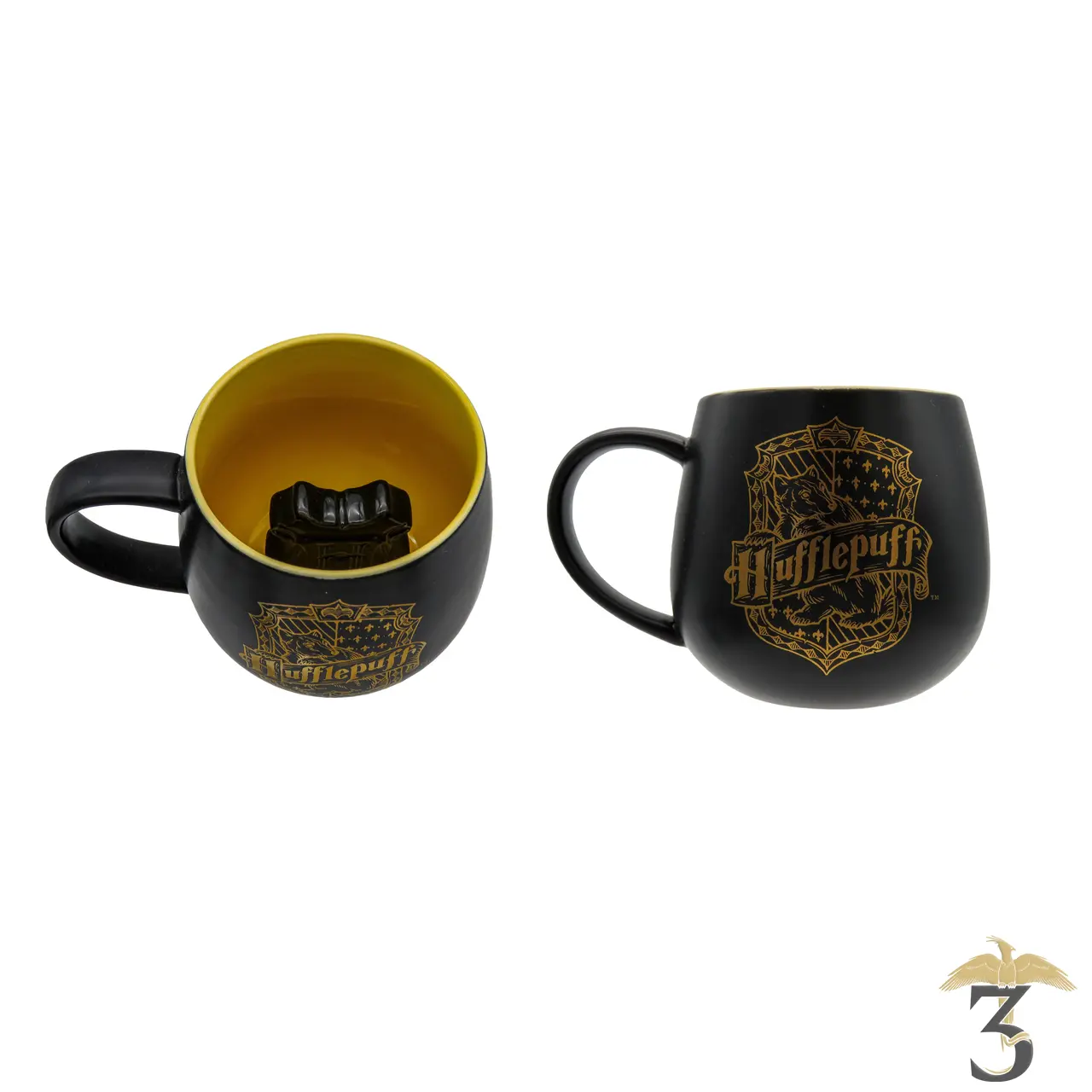 Mug figurine intérieur 3d 320ml poufssouffle - Les Trois Reliques, magasin Harry Potter - Photo N°3