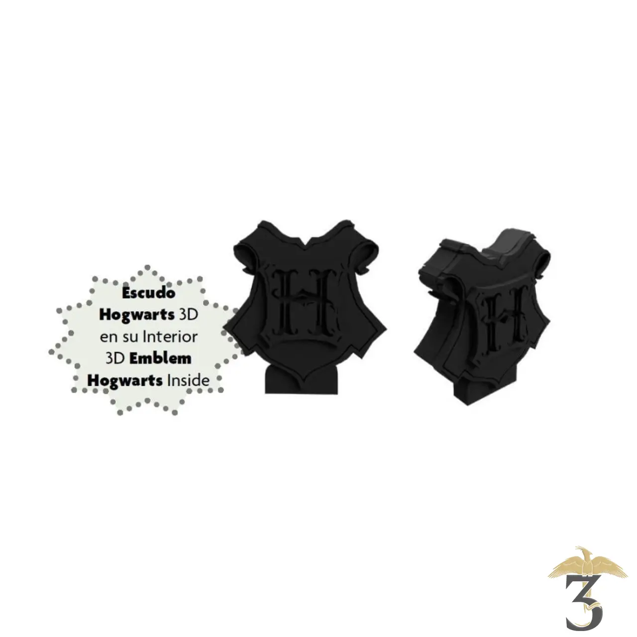 Mug figurine intérieur 3d 320ml serdaigle - Les Trois Reliques, magasin Harry Potter - Photo N°4