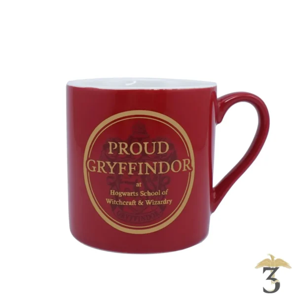 Mug gryffondor proud 310ml - Les Trois Reliques, magasin Harry Potter - Photo N°1