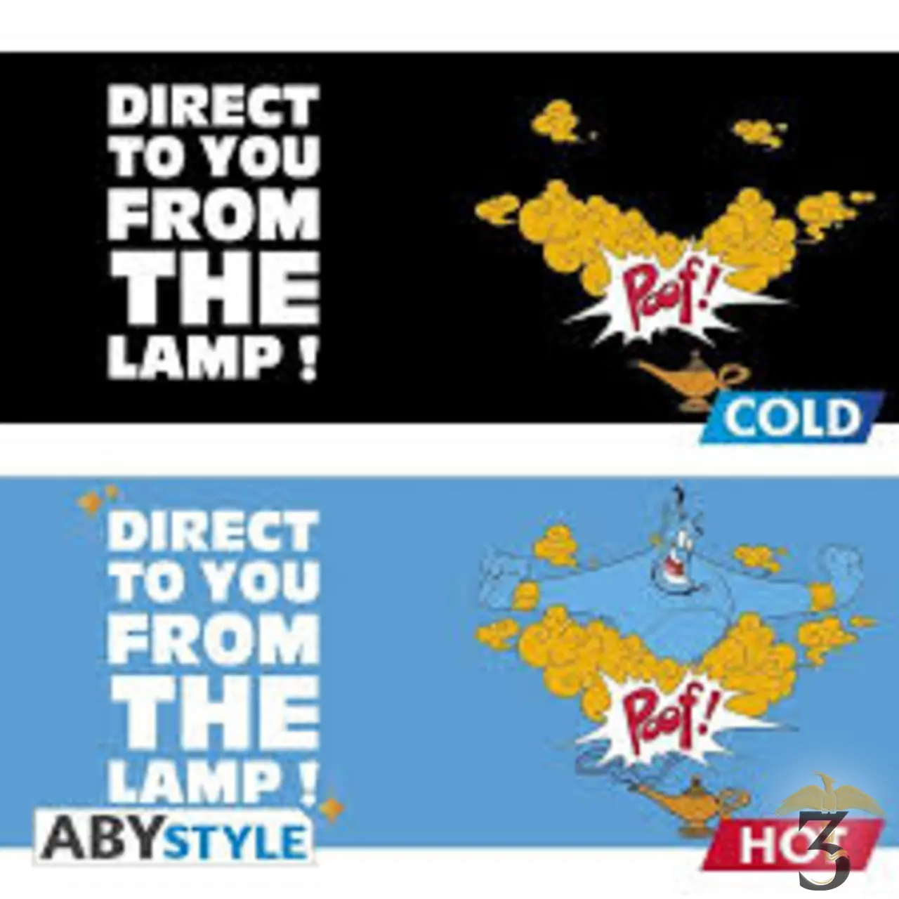 Mug heat change genie aladin - Les Trois Reliques, magasin Harry Potter - Photo N°2