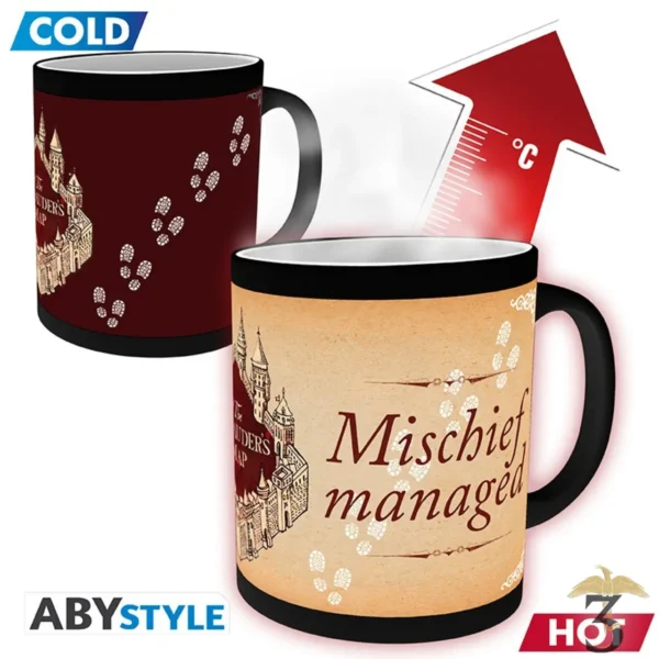 Mug heat change maraudeur 320 ml - Les Trois Reliques, magasin Harry Potter - Photo N°1