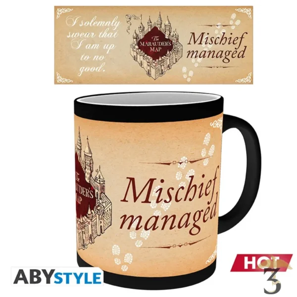 Mug heat change maraudeur 320 ml - Les Trois Reliques, magasin Harry Potter - Photo N°2