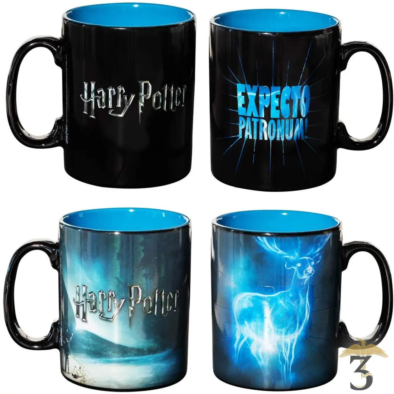 Mug heat change patronus 460ml - Les Trois Reliques, magasin Harry Potter - Photo N°3