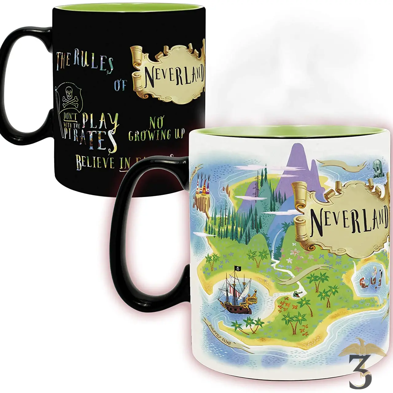 Mug heat change peter pan neverland - Les Trois Reliques, magasin Harry Potter - Photo N°2
