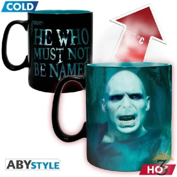 Mug heats change voldemort 460ml - Les Trois Reliques, magasin Harry Potter - Photo N°2