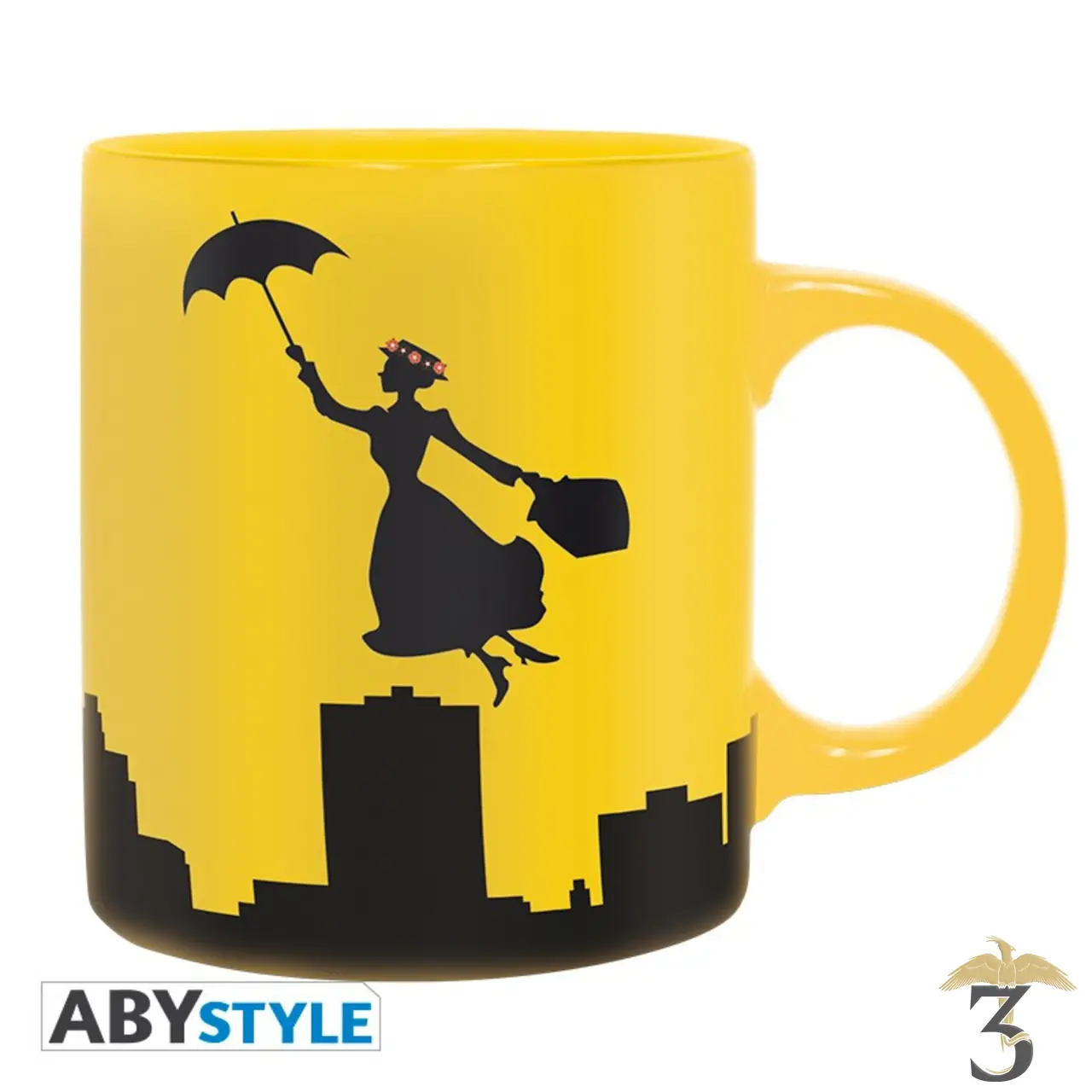 Mug jaune mary poppins - Les Trois Reliques, magasin Harry Potter - Photo N°1