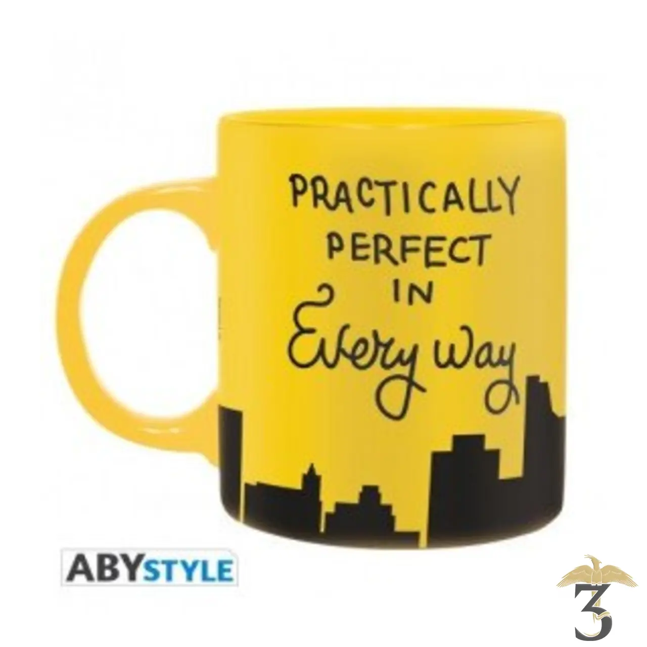 Mug jaune mary poppins - Les Trois Reliques, magasin Harry Potter - Photo N°2