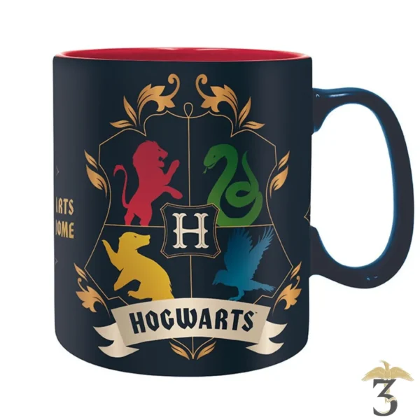 Mug les 4 maison 460ml - Les Trois Reliques, magasin Harry Potter - Photo N°1