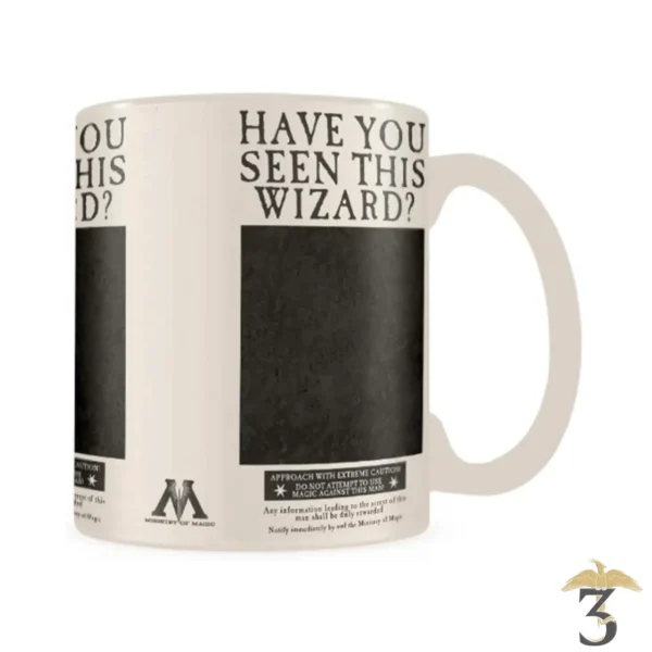 Mug Thermoréactif - Wanted Sirius Black - Les Trois Reliques, magasin Harry Potter - Photo N°1