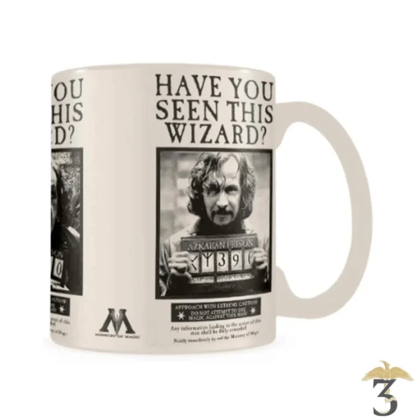 Mug Thermoréactif - Wanted Sirius Black - Les Trois Reliques, magasin Harry Potter - Photo N°2