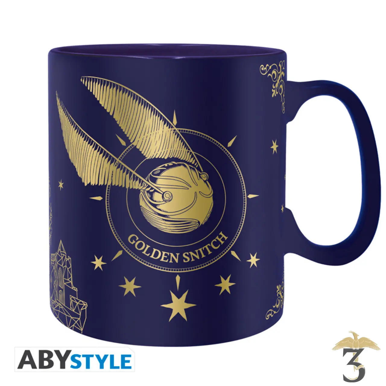 Mug vif d’or / poudlard 460ml - Les Trois Reliques, magasin Harry Potter - Photo N°1