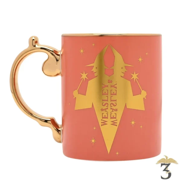 Mug weasleys – collection céramique gold harry potter - Les Trois Reliques, magasin Harry Potter - Photo N°3