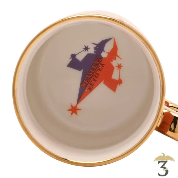 Mug weasleys – collection céramique gold harry potter - Les Trois Reliques, magasin Harry Potter - Photo N°4