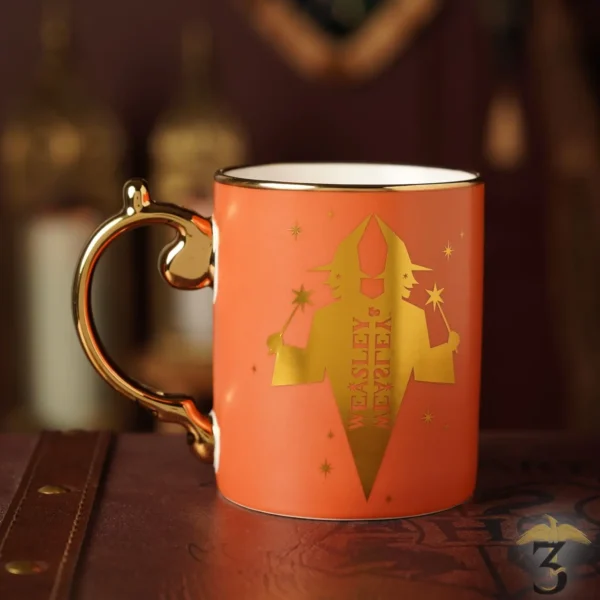 Mug weasleys – collection céramique gold harry potter - Les Trois Reliques, magasin Harry Potter - Photo N°6