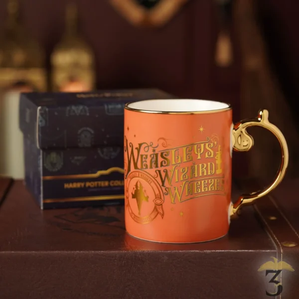 Mug weasleys – collection céramique gold harry potter - Les Trois Reliques, magasin Harry Potter - Photo N°7