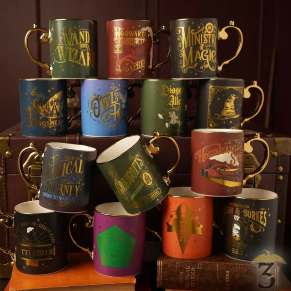 Mug weasleys – collection céramique gold harry potter - Les Trois Reliques, magasin Harry Potter - Photo N°8