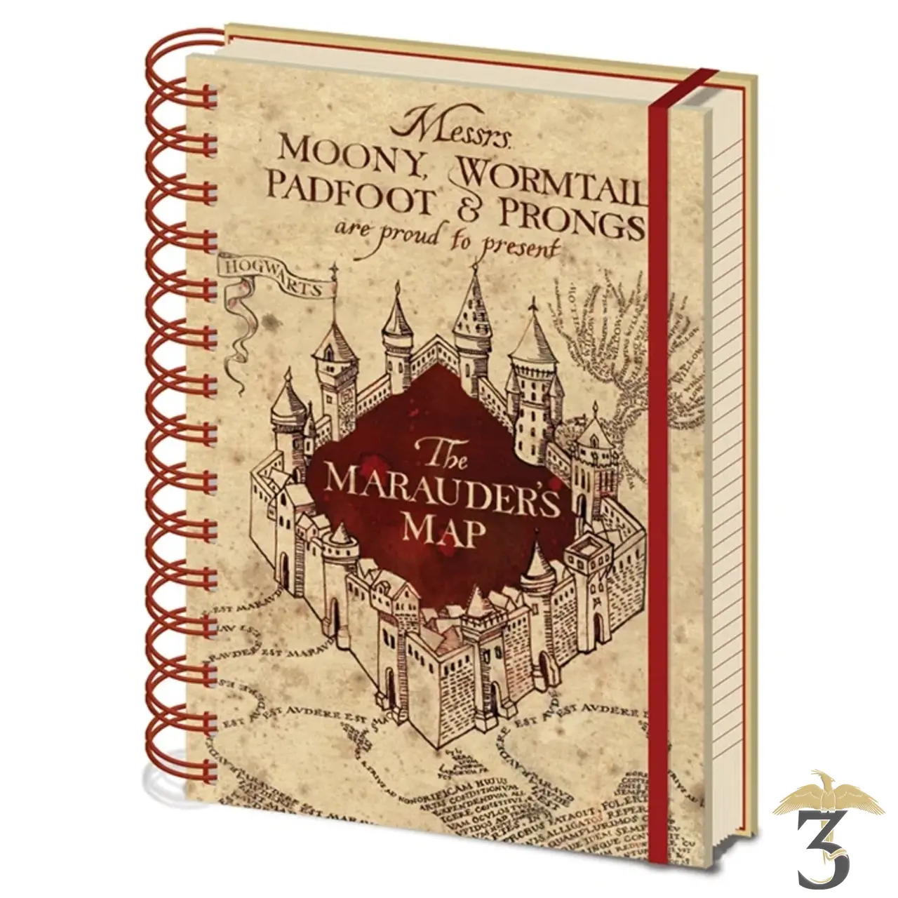 NOTEBOOK MARAUDEUR - Les Trois Reliques, magasin Harry Potter - Photo N°4