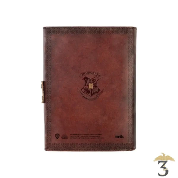 Notebook vif d or cousu main similicuir - Les Trois Reliques, magasin Harry Potter - Photo N°2