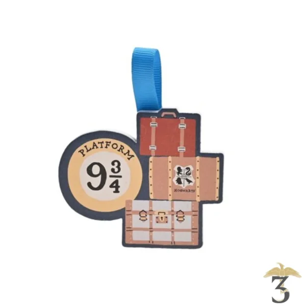 Ornement en bois 9 3/4 - Les Trois Reliques, magasin Harry Potter - Photo N°1