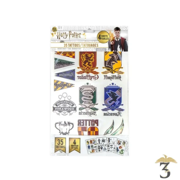 PACK 35 TATOO - Les Trois Reliques, magasin Harry Potter - Photo N°1