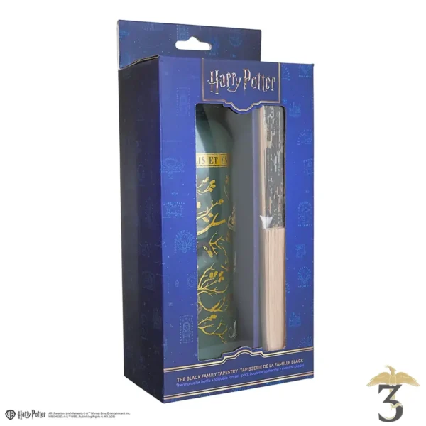 Pack bouteille isotherme et éventail – famille black – harry potter - Les Trois Reliques, magasin Harry Potter - Photo N°2