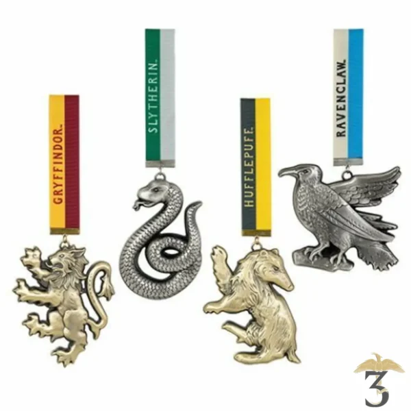 PACK D´ORNEMENTS 4 MAISONS - Les Trois Reliques, magasin Harry Potter - Photo N°1