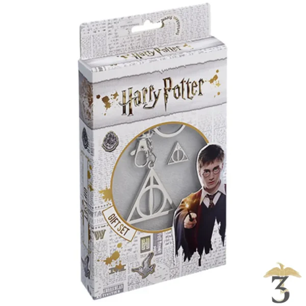 PACK PORTE CLE RELIQUES DE LA MORT - Les Trois Reliques, magasin Harry Potter - Photo N°1